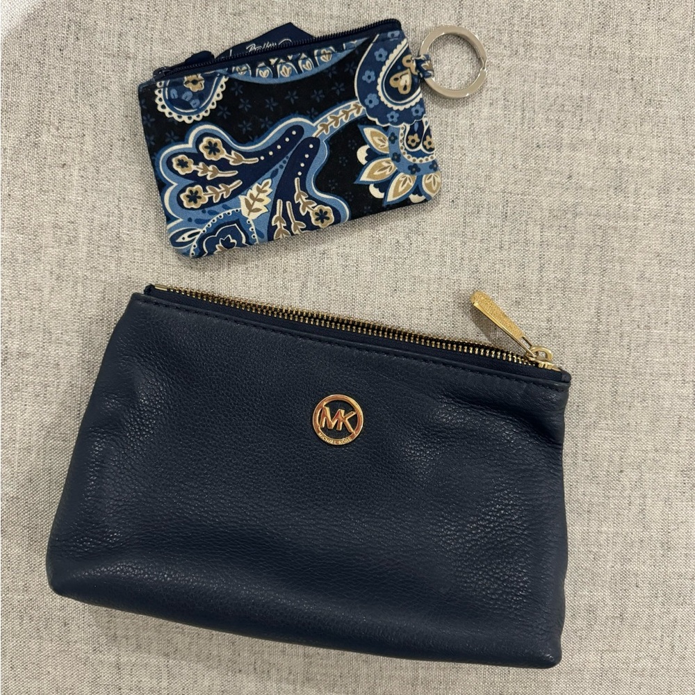 Michael Kors pouch & Ver Bradley card holder